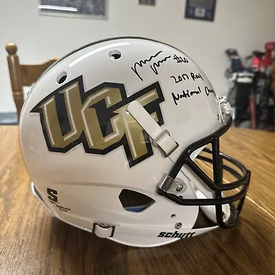 Autographed McKenzie Milton UCF Knights F/S Signed White Football Helmet JSA • $200