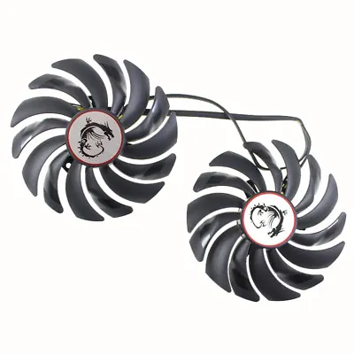 2pcs VGA Cooler Fan Brushless For MSI GTX1080Ti/1080/1070Ti/1070/1060 RX580/570  • $13.99