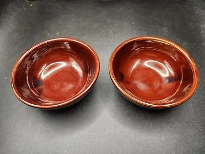 Vintage Marcrest Stoneware Daisy Dot 6  Soup / Salad Bowl - Set Of 2 - USA • $15