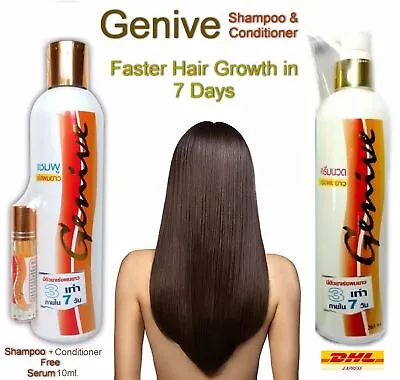 GENIVE Shampoo & Conditioner Long Hair Fast Growth 3X FASTER Lengthen & Longer • $62.17