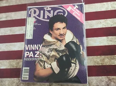 $19.99 • Buy The Ring Boxing Magazine June 1987 Vinny Paz Cover! Pics!