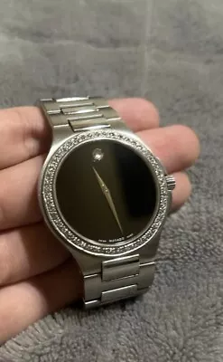 Movado Men’s Corporate Exclusive Diamond Watch • $600