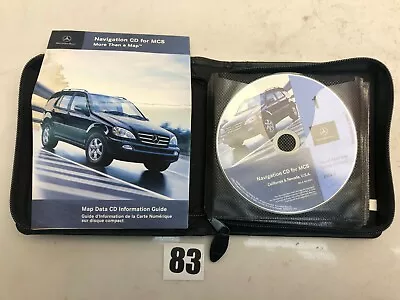 Mercedes W163 ML NAVIGATION CD MAP 10 Pcs DISC SET + INFO GUIDE + CASE OEM • $160.78