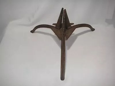 $29 • Buy Old, Antique, Unusual Cast Iron Christmas Tree Stand, Patent Pending