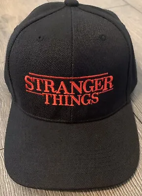 $17.65 • Buy STRANGER THINGS Hat NETFLIX Series Cosplay Dustin Thinking Adjustable Logo Cap