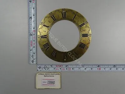 Original Brass Dial Zaandam Clock Approx Ø 3 3/8″ Or 85 Mm Wide • $27.50
