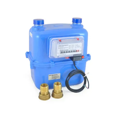 3/4  Pulse Output Gas Meter - Measure Natural Gas Propane LPG Use Remotely #G4 • $176