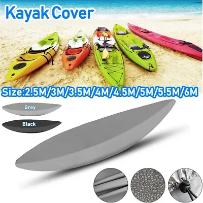 Kayak Cover Canoe Boat Waterproof UV Rain Sun Shield Dust Resistant Protective  • £20.86