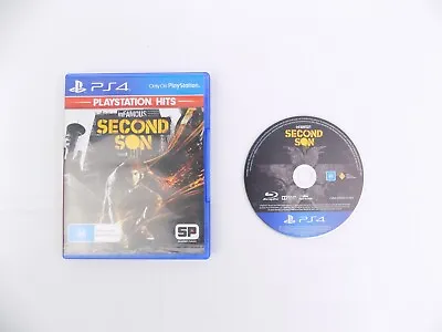 Mint Disc Playstation 4 Ps4 Playstation Hits InFamous Second Son - Free Postage • $9.52