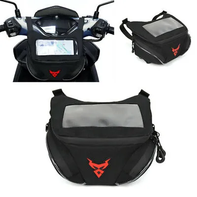 Waterproof Moped Scooter Handlebar Bag Front Storage Pouch Waist Pack Phone Case • $32.09