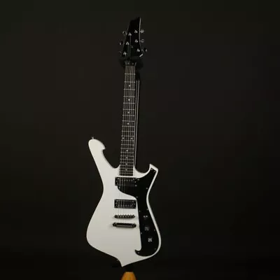 Factory White Fireman Model Electric Guitar Mahogany Body Black Pick Guard • $358