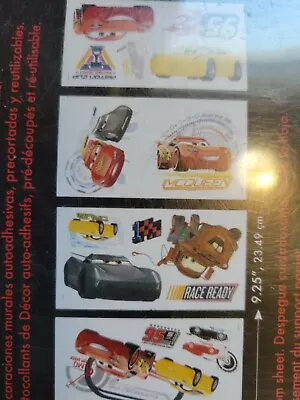 NEW-CARS 3 Disney Pixar MOVIE Wall Decals Lightening McQueen-15 Decals Of Cars 3 • $12.95