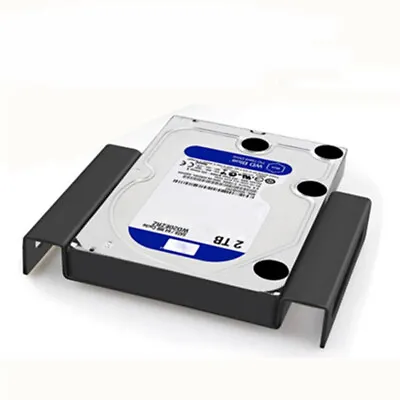 Aluminum 5.25 To 2.5/3.5 Internal Hard Disk Drive Mounting With Screws Bracket • £9.46