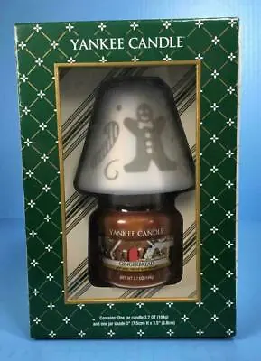 Yankee Candle Gingerbread Small Jar & Shade Gift Set Broken Jar Boxed Usa 2012 • £29.95