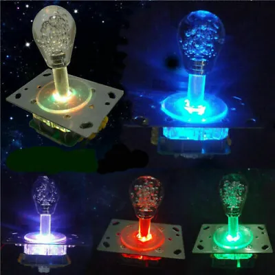 Arcade Illuminated Joystick JAMMA Mame Cabinet LED Arcade Game Colorful 4-8 Way • $11.85