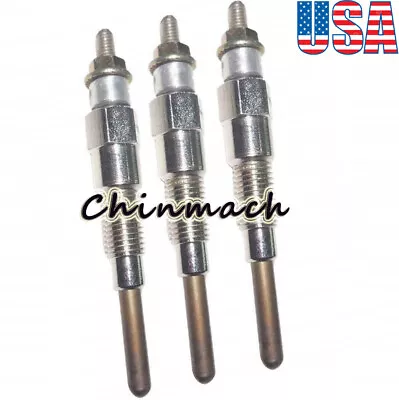 Glow Plug Set Of 3 For Kubota Front Mower F2260-R F2560E F2880 F3060 F3680F2400 • $49.84