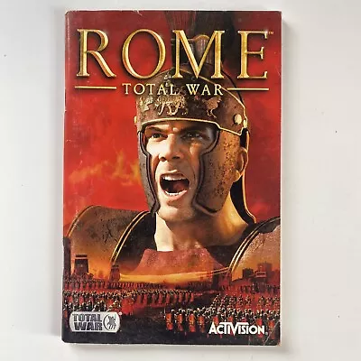 Rome Total War (2004) Pc Game Manual Insert Only No Disc • $7
