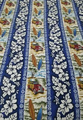 Dean Miller Surf Bedding Hawaiian Duvet Cover Twin Cotton Woodies Surf Cruisin • $58.06