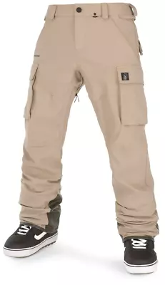 Brand New Volcom New Articulated Snowboard Pants - Dark Khaki Large Slim Fit • $175