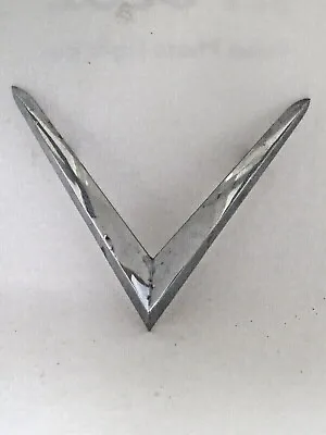 Vintage Emblem 1948 1949 Cadillac Front Hood V Badge #1453001 • $87.95