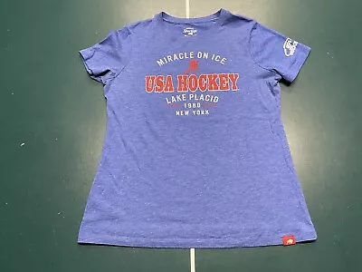 USA Hockey Miracle On Ice Short Sleeve Women’s Shirt Size XL • $9.99