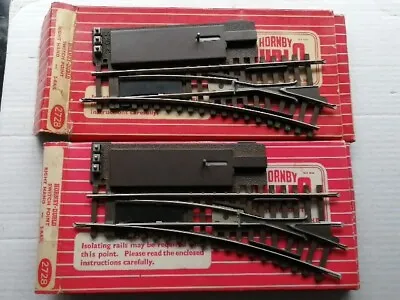 Hornby Dublo 2728 Right Hand Switch Point  X  2   Boxed SS# 1 B • £9.95