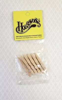 $4.99 • Buy Dollhouse Miniature Spindles Or Furniture Legs Wood 4 Pieces 1:12 Scale HW12016