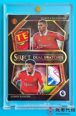 2022-23 Select Manchester United Rashford Sancho Dual Black Logo Patch 1/1 • $999