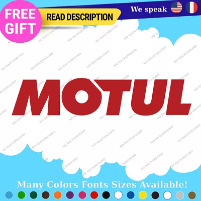 Fits Motul Decals Stickers Vinyl Oil Lubrificant Inside Tuning Race JDM Low Ride • $5.58