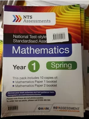 NTS Maths Tests By Rising Stars For Primary Schools - Year 1 Spring • £20