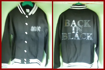 AC/DC - VARSITY JACKET - Back In Black (S) • £47.50