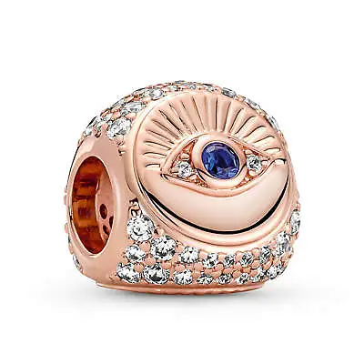 $71.96 • Buy Authentic PANDORA Hamsa, All-seeing Eye & Feather Three-sided Rose Gold Charm