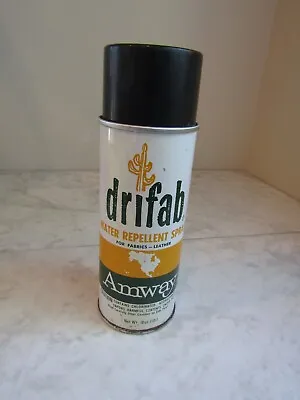 Vintage Amway Drifab Water Repellent Spray Can Advertising Outdoor 1968 • $42.99