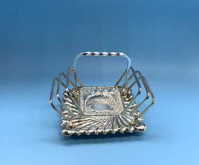 £15 • Buy An Edwardian Silver Plated Butter Dish & Toast Rack Set