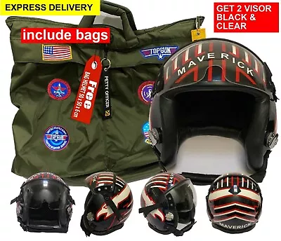 Top Gun Pilot Maverick Helmet TOP Gun Movie Prop USN HGU-55 (2022) • $520