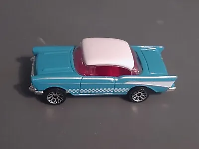 Matchbox - 1957 Chevrolet - Playset Car - VHTF  - Blue W/ White Checkers • $29.95
