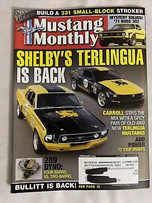 2008 February Mustang Monthly Magazine Look At The Mustangs At SEMA (CP218) • $21.59