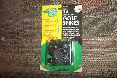 BRAND NEW Charter / Champ Uni Lyte Wayte Golf Shoes Replacement Spikes 24 Spikes • $6