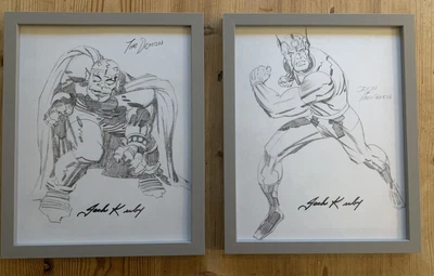 £19.99 • Buy Jack Kirby Framed Scanned Print “Signed” Pencils Orion & The Demon