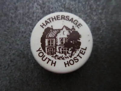 Hathersage Youth Hostel YHA Pin Badge Button (L29B) • £3.99