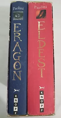 Christopher Paolini Inheritance 1st Box Set Hardcover Book 1 & 2 Eragon Eldest • $16.99