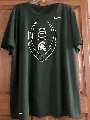 Men’s Michigan State Spartans T-Shirt The Nike Tee Dri Fit Sz XXL • $14.99