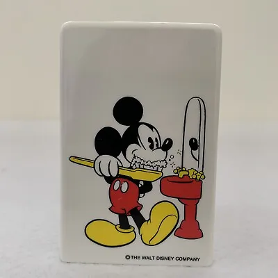 Walt Disney Mickey Mouse Dixie Solo Cup Holder Dispenser Bathroom Decor 1986 VTG • $14