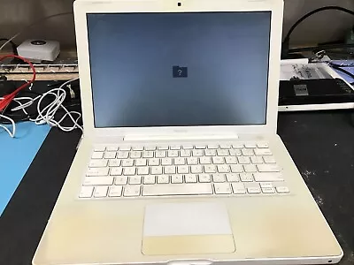 Apple MacBook A1181 13  Laptop FOR PARTS OR REPAIR Question Mark Boot No Battery • $18