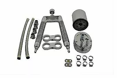 $251.21 • Buy Dual Oil Cooler Kit For Harley Davidson By V-Twin