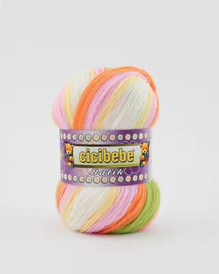 £2.50 • Buy Rainbow Baby Batik Double Knitting Variegated 100g 