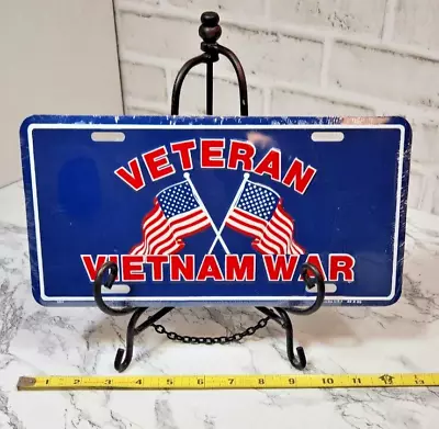 Veteran Vietnam War License Plate Embossed  - New In Plastic • $9.75