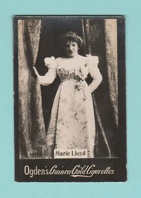 Actress  -  Ogdens Guinea Gold  -  Marie  Lloyd  -  1900 • £2.75