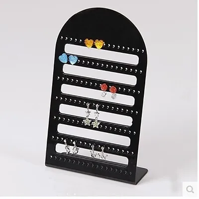 Earring Hanging Display Rack 126 Holes Jewelry Organizer Plastic Stand Holder✅ • £4.46