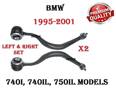 95-01 BMW E38 Front Lower Suspension Left & Right Rearward Control Arm SET • $119.33